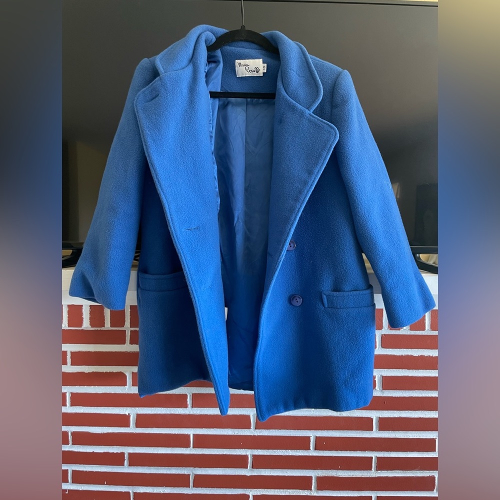 Thrifted blue coat